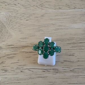Elegant Green Gemstone Ring